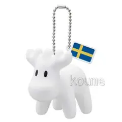 moz フィギュアマスコット エルクホワイト 白 ガチャ