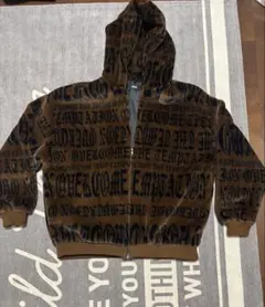 AZUL by moussy フード付きジャケット ブラウン