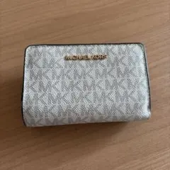 MICHAEL KORS 二つ折り財布 ホワイト系