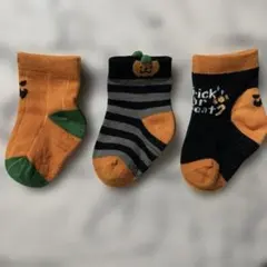 ベビー　ハロウィン靴下9-14cm