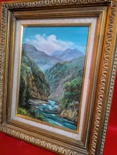 塩出英雄、渓潤、超希少額装用画、新品額装付 塩出英雄、渓潤、超希少額装用画、新品額装付 - メルカリ
