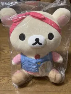 コリラックマ ぬいぐるみ（デニムジャケット）