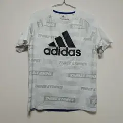 adidas THREESTRIPES 半袖 Tシャツ 160cm ホワイト 白