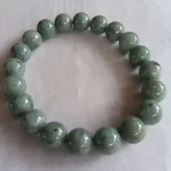 ヨウ様専用)希少、最上級品、国石)糸魚川翡翠ブレスレット、10mm
