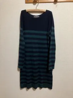 BEAMS HEART ビームスハート ワンピース チュニック ニット ボーダー