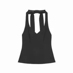 ZARA バックリボン ホルターネックトップスのサムネイル