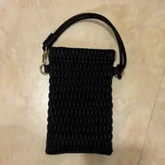スマホショルダーストラップ 黒