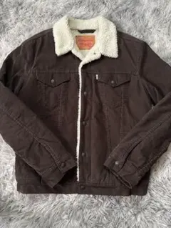 Levi's コーデュロイ ボアジャケット ブラウンのサムネイル