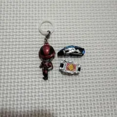 仮面ライダーキャラクター ミニフィギュア めじるしチャーム 3点セット