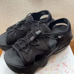 希少 ✨NIKE✨エアマックスココ レオパード ハラコ 24cm 厚底 黒