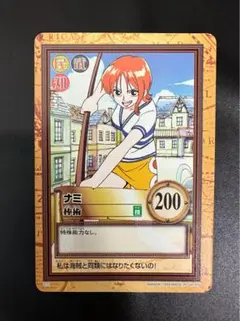 美品 初期 旧裏 ONEPIECE ワンピースカード ナミ 小悪魔 C09 - メルカリ