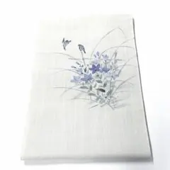 専用帯9034 ●高級 正絹 落款 作家物 塩瀬 友禅 刺繍名古屋仕立て名古屋帯 帯9034 ○高級 正絹 落款 作家物 塩瀬 友禅 刺繍 名古屋仕立て 名古屋