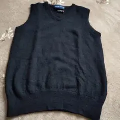 メンズ☆ニットベスト☆黒