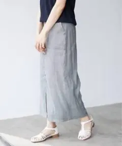未使用・タグ付き【SLOBE IENA】リネン タイトスカートのサムネイル
