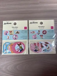 ズートピア フレークシールセット A&B ダイソー