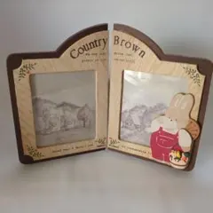 フォトフレーム 写真立て 木製 うさぎ