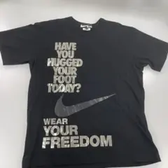 ブラックコムデギャルソン 25FWナイキコラボTシャツ XLサイズのサムネイル
