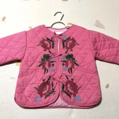 ZARAピンク キルティング アウター　98cm 刺繍