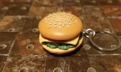 【新品未使用】 ハンバーガー/キーホルダー