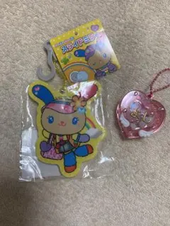 Sanrio サンリオ　うさはな　ウサハナ　日焼け　スライドミラー キーホルダーのサムネイル