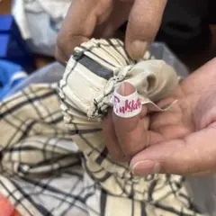 P.LATTE GIRL チェック柄 ロングパンツ 100cm~