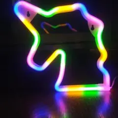ポリゴン ネオン風LEDライト☆ポケモンセンター限定ステッカーくじ特賞