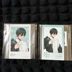 ブルーロック 描き下ろしモーニングルーティン絵柄 イラストカード 糸師凛セット