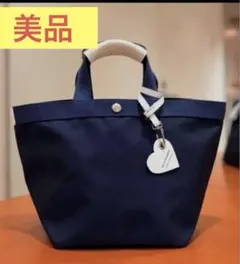 美品【限定】Herve Chapelieネイビー × ネイビー × ブランタグのサムネイル