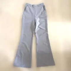 GU ストレッチフレアパンツ　L ベージュ