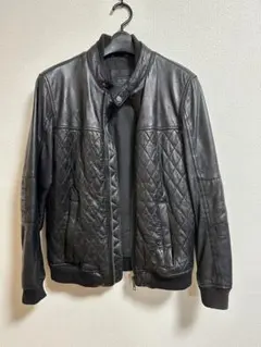 Bershka レザージャケット S 黒 キルティング　y2k 平成　ギャル男
