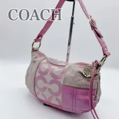 Coach One Shoulder Handbag Patchwork