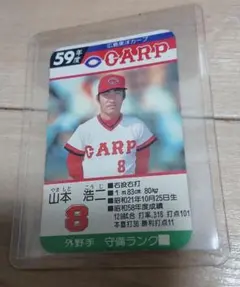 タカラ プロ野球カード ロッテオリオンズ 落合博満 村田兆治 58年度 