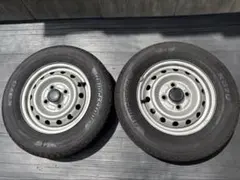 軽バン軽トラ25年BRIDGESTONE 145/80R12 ２本送料込0625のサムネイル