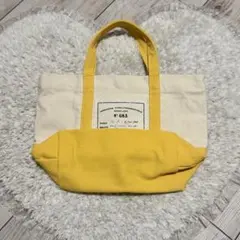 ランチトートバッグ　イエロー　マグネットホック付き