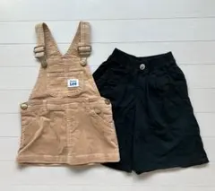 女の子ボトム2点セット⭐︎Buddy Leeジャンパースカート コーデュロイ生地