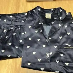 GELATO PIQUE ハート柄サテンパジャマセット
