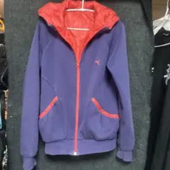 PUMA フード付きジャケット リバーシブル　Lサイズ 紺/赤