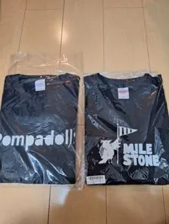 PompadollS ロゴ Tシャツ 白 Lサイズ ポンパドールズ - メルカリ