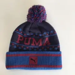 PUMA ポンポン付きキッズニット帽