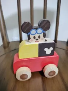 Disney KIDEA PUSH CAR ミッキーマウス　積み木　キディア　車のサムネイル