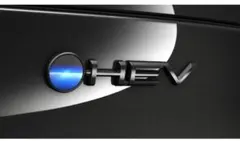 ハリアー など　トヨタ純正 HEV エンブレム ブラック 新品