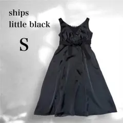 シップス リトルブラック　ノースリーブドレス S 結婚式　パーティー　二次会