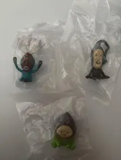 こびとづかんおすわりマスコット3体セット