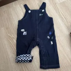 べべダークブルー オーバーオール