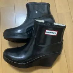 [HUNTER]ショートブーツ ヒールあり 23.5cm