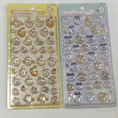 【正規品】ちいかわ うさぎ ちいかわ×ハチワレ×うさぎ ボンボンドロップシール