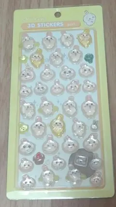 モ*カ様 ちいかわ　3D　ステッカー　うさぎ　シール　輸入品　未使用　ボンボンド