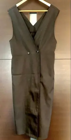 Classical Elf クラシカルエルフ　ネイビー　サロペット Ssize