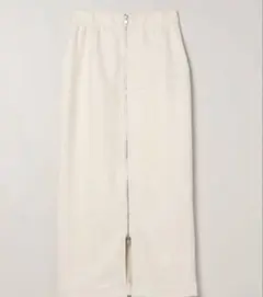 JEANASIS ヌバックライクZIPナロースカート