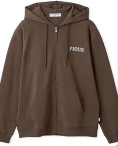 gelato pique【HOMME】裏毛プリントパーカ BRW